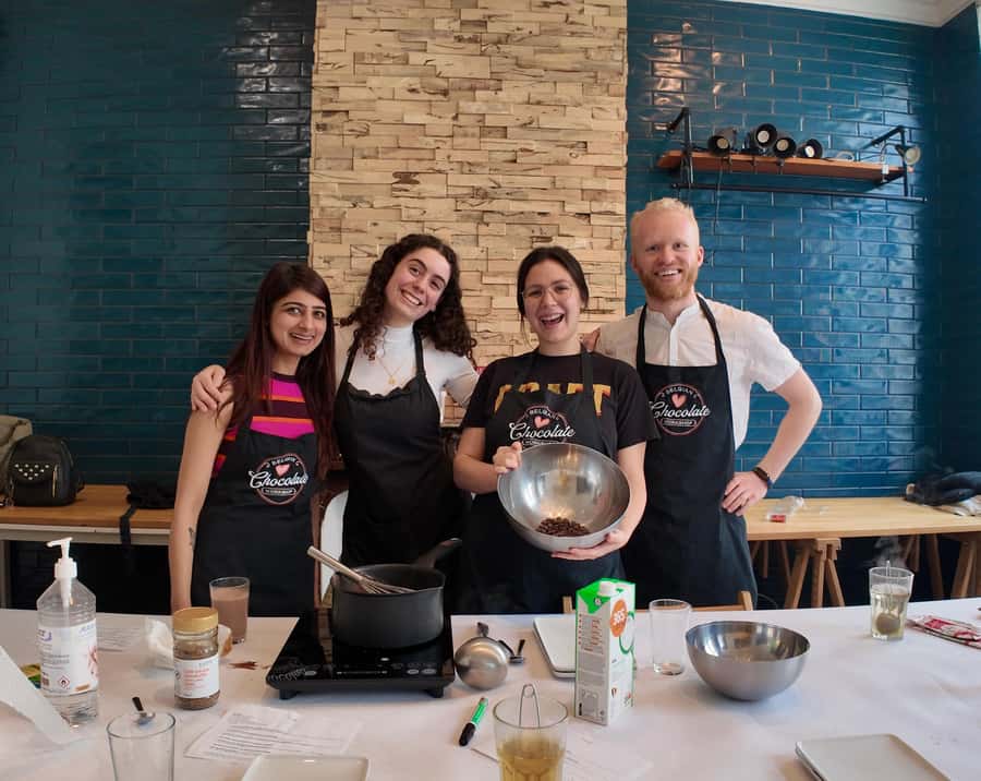 1.5h Cusco Chocolate Workshop - Truffles & Hot Chocolate - Rolling and coating your own 20 truffles