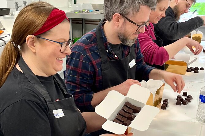 3 Hour Chocolate Making Experience in The Mayford business centre - Learning to temper chocolate