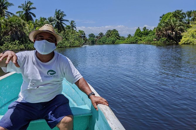 4-in-1 Tour - Mazunte,Cacao Factory, La Ventanilla & Turtle Spawn - La Ventanilla: mangroves, birds, and crocodiles