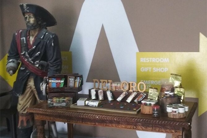 Ambar Chocolate Puerto Plata Culture and Colored Umbrella - Where San Felipe Fortress fits