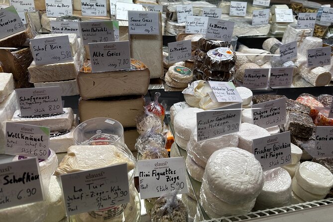 Basel: Farmer's Market, Cheese, Chocolate & Pastry Tour - The cheese tasting is the heart of the food program