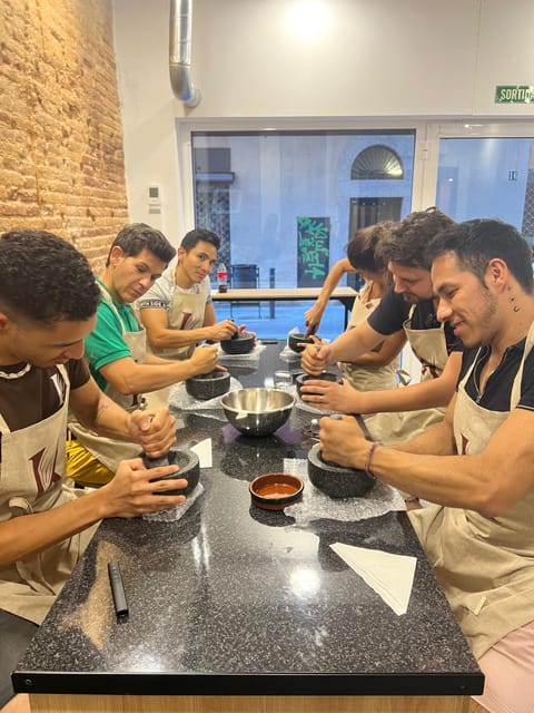 Bean to Bar Chocolate Workshop in Barcelona - Roasting and peeling the beans yourself