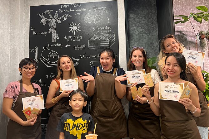 Bean to bar Chocolate Workshop in Ho Chi Minh City - Fresh cacao pods before the chocolate