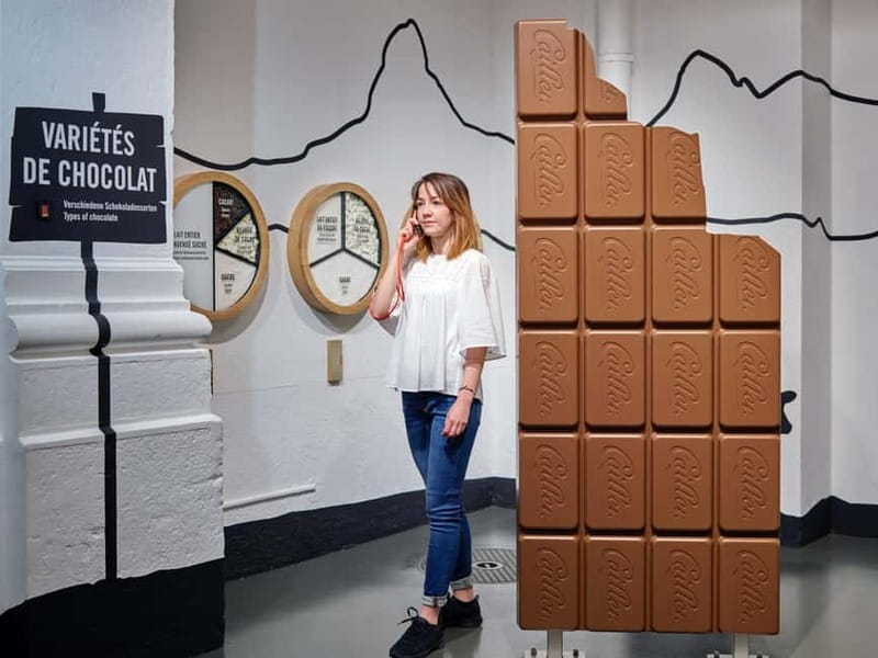 Broc: Entry ticket to the Maison Cailler chocolate factory - Following the production process