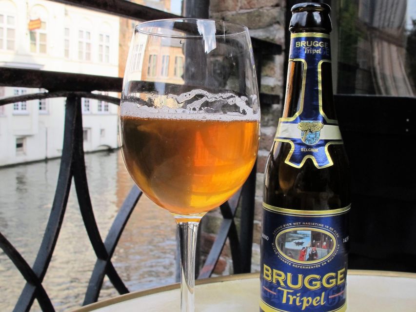 Bruges Beer and Chocolate Walking Tour - Four beers with small dishes