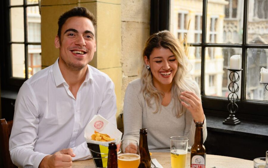 Brussels: Belgian Chocolate, Beer, and Fries Tasting Tour - Six pralines, from Pierre Marcolini to Jitsk
