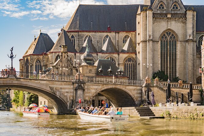 Brussels: Tour Bruges & Ghent with Cruise + Chocolate visit - The coach ride from Bruges to Ghent