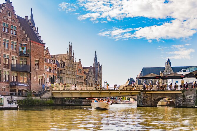 Brussels: Tour Bruges & Ghent with Cruise + Chocolate visit - Ghent’s one-hour canal cruise
