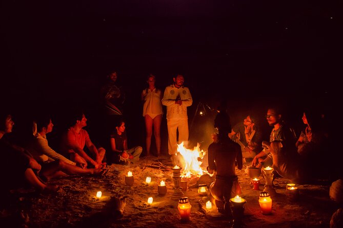 Cacao ceremony on the beach of Holbox - The museum stop gives the evening a local frame