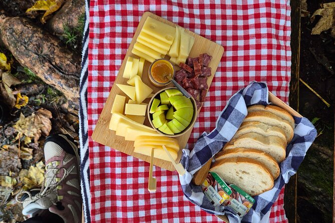 Cheese and chocolate on mountain summit - Weather can change the whole character of the outing