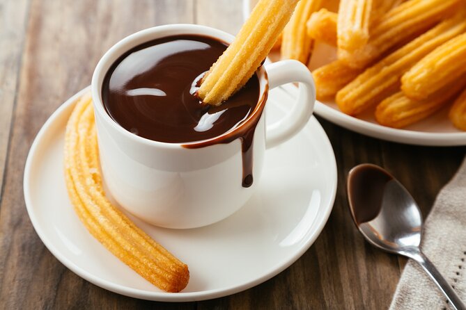 Chocolate & Churros Cooking Class in Madrid - Shaping and frying the churros