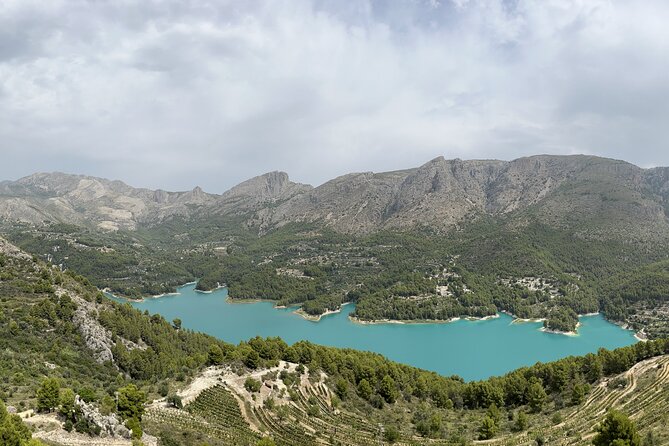 Chocolate Factory and Guadalest Castle - The views toward the reservoir and mountains