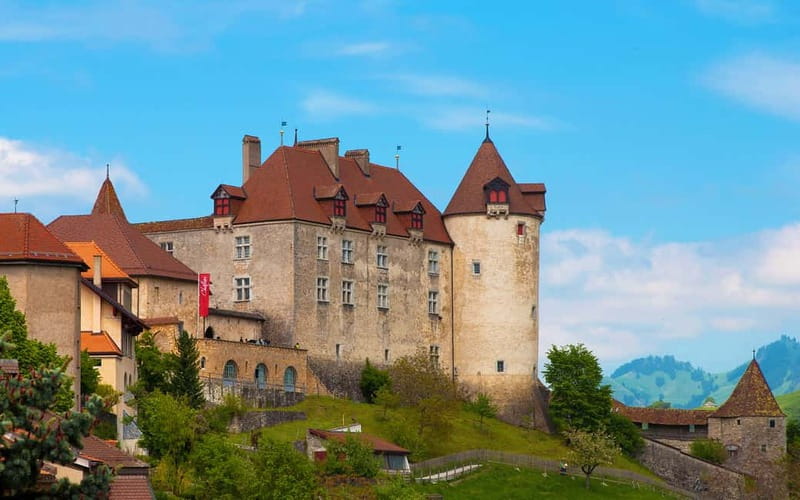 From Lausanne: Gruyères Tour with Train, Chocolate & Cheese - One hour in the medieval village of Gruyères