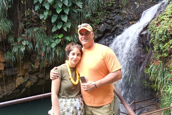 Half-Day Hawaiian Leis Chocolate Waterfalls Beach Tour - Annandale Waterfall brings a cool change of pace