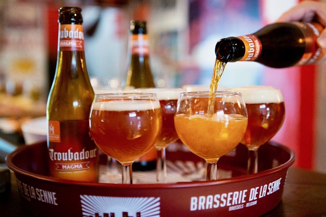 Hungry Mary's Famous Beer and Chocolate Tour in Brussels - Cheese, fries, and beer in an 18th-century guild house