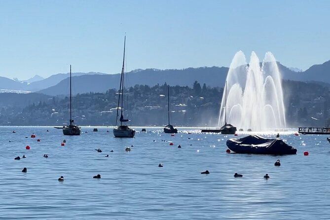 LINDT Home of Chocolate, Cruise On Lake Zurich And Old Town Walking Tour - Lindenhof Hill and the best city view
