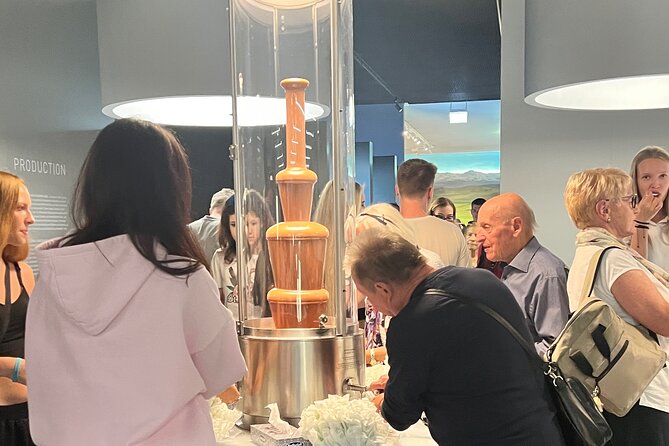 Lindt Home of Chocolate Museum Entry Ticket with Pickup - The 9-meter chocolate fountain sets the mood