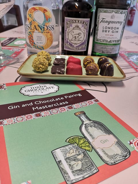 Malta: Gin and Chocolate Pairing Workshop - Four gin creations, tasted with purpose