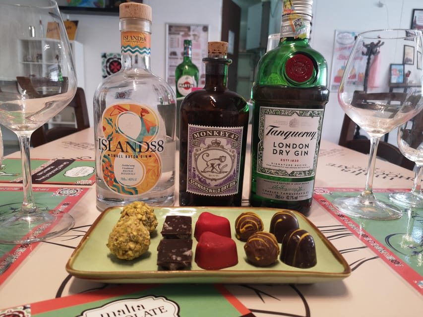 Malta: Gin and Chocolate Pairing Workshop - Starting above the Malta Chocolate Factory