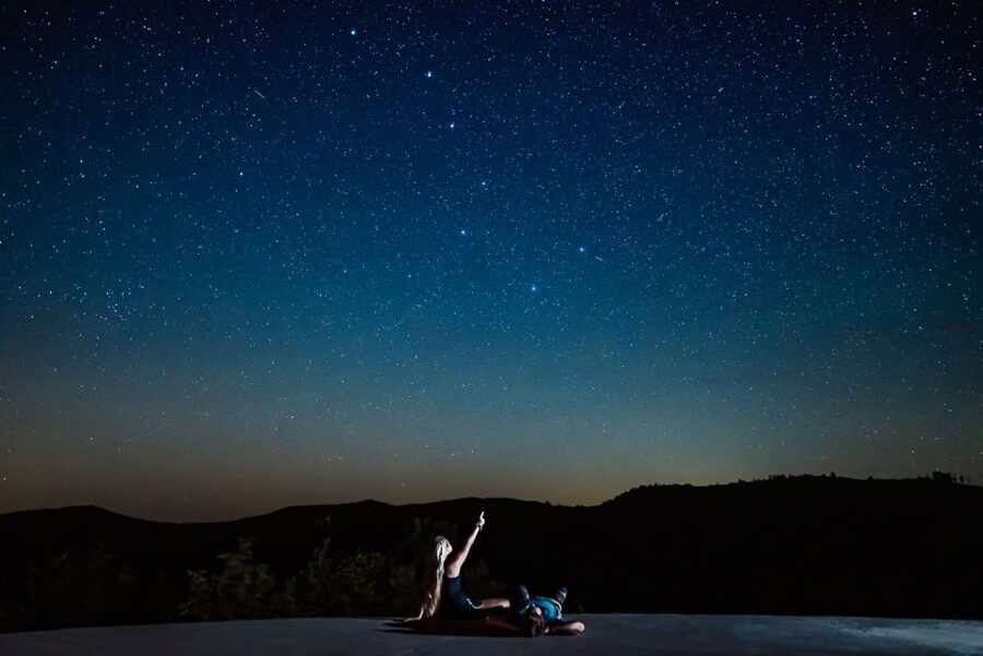 Orderville: East Zion Stargazing Trip with Hot Chocolate - The viewing area and the first look upward