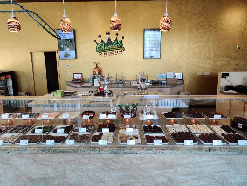 Orlando: Chocolate Kingdom Factory Adventure Tour - From cacao bean to finished chocolate