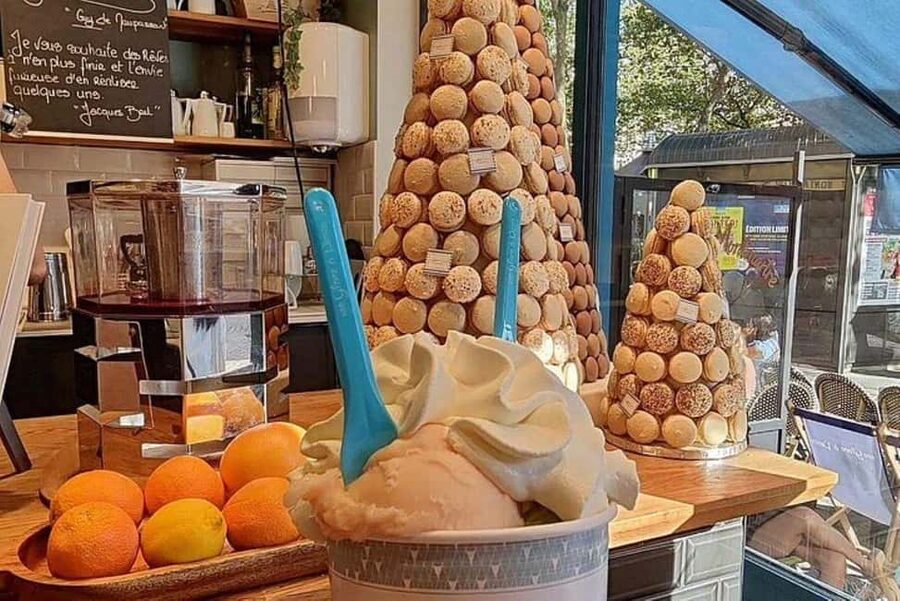Paris: Montmartre Chocolate and Pastry Walking Tour - Madeleines beside one of Paris’s great views