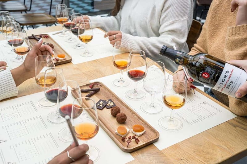 Porto 'Best of the Best' Port Tasting and Artisan Chocolates - Graham’s Mature Reserve Tawny with raspberry truffle