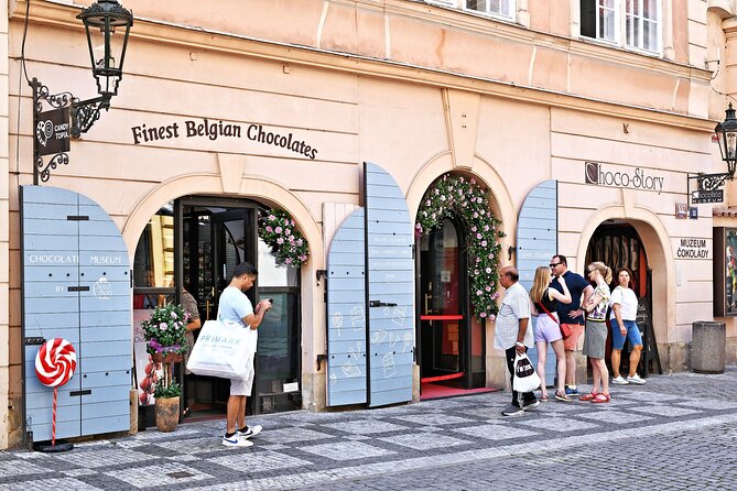 Prague: 1.5-Hour Chocolate Museum Visit with Workshop - Entering Choco-Story in central Prague