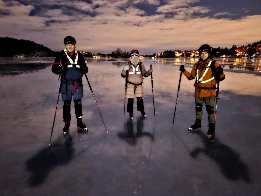 Stockholm: Ice Skating in the Moonlight with Hot Chocolate - Fika by the fire, with hot chocolate and marshmallows