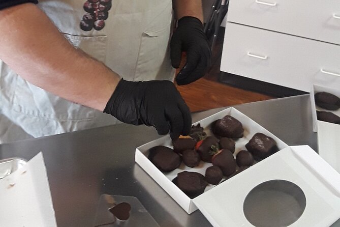 Ultimate Chocolate Experience - Dipping old-fashioned caramel in chocolate