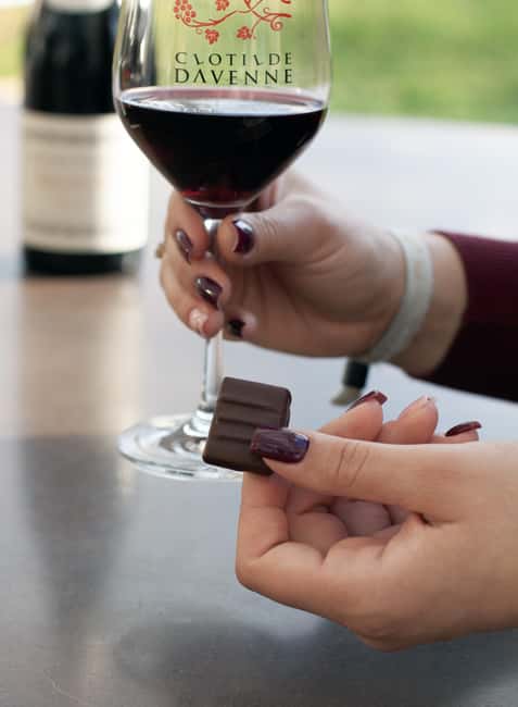 Wine and chocolat tasting at Chablis. - Why the chocolate pairing earns its place
